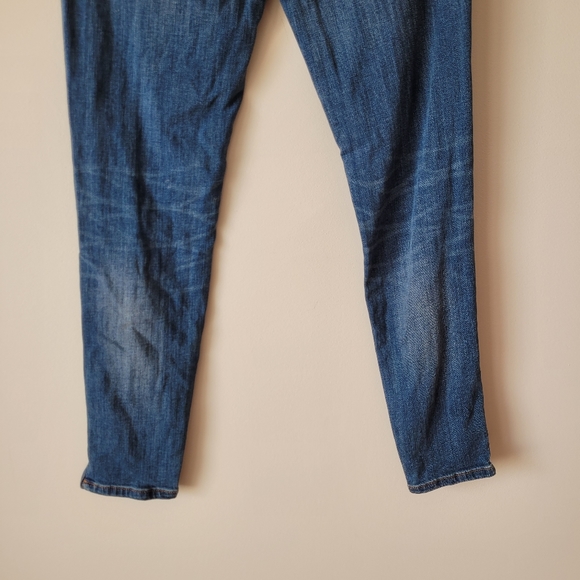 American Eagle Stretch Distressed Cropped Jeggings Size 4 Regular - Picture 5 of 9